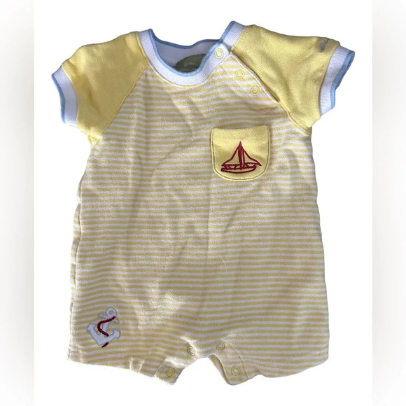 Eddie Bauer Vintage Baby Boy One Piece Outfit Size 6 Months - Picture 1 of 5